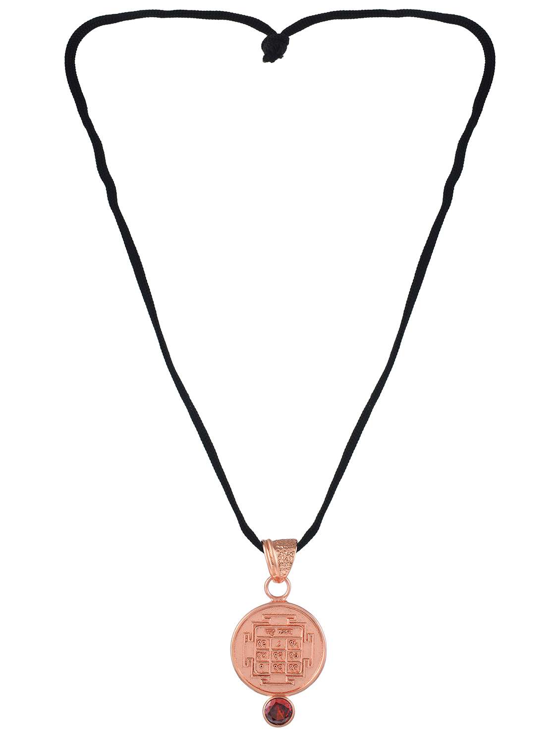 gold-plated brass pendant with gemstone - 22156754 -  Standard Image - 2