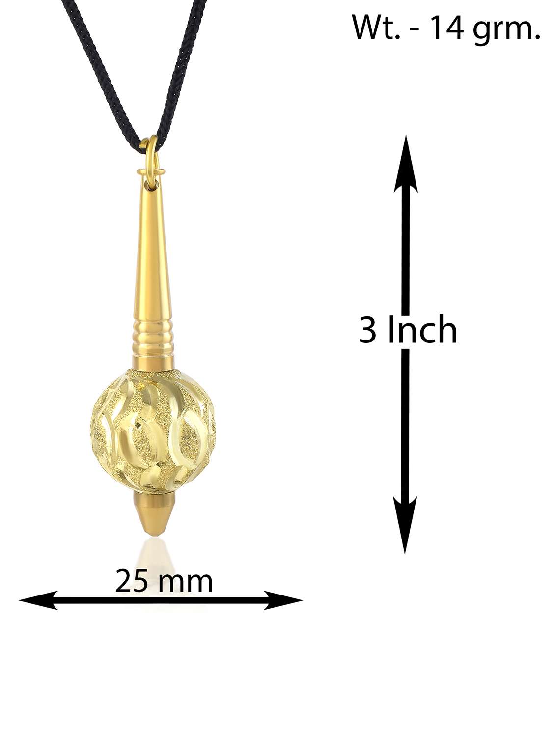 brass gold plated hanuman gada pendant  - 22156778 -  Standard Image - 2