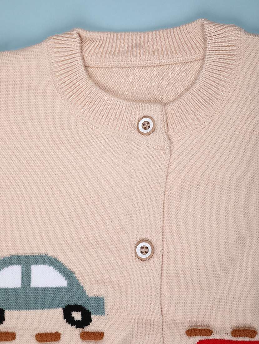 boys self design long sleeve sweater - 22156902 -  Standard Image - 2