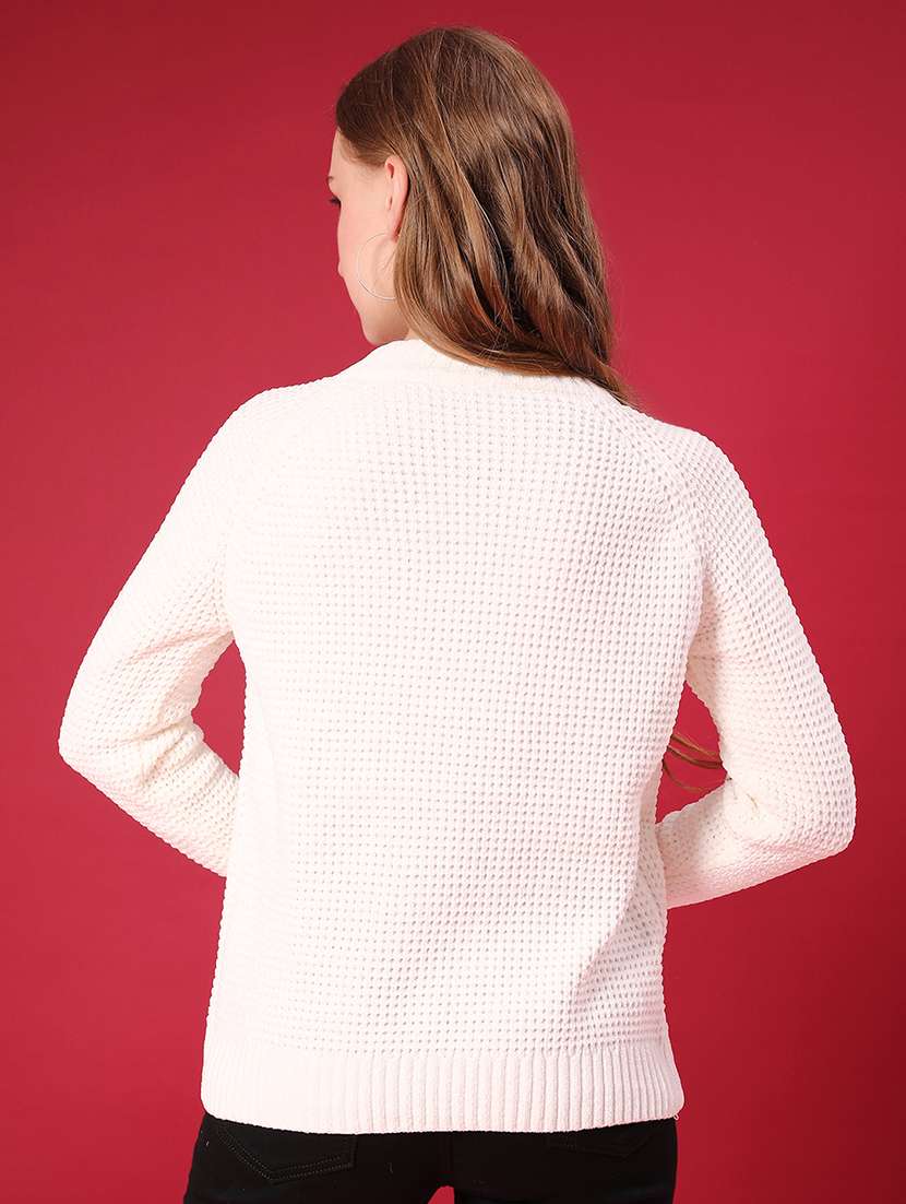 women self designed long sleeve sweatshirt - 22157021 -  Standard Image - 2