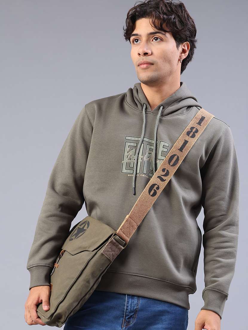 men chest print long sleeve regular fit sweatshirt - 22157162 -  Standard Image - 2