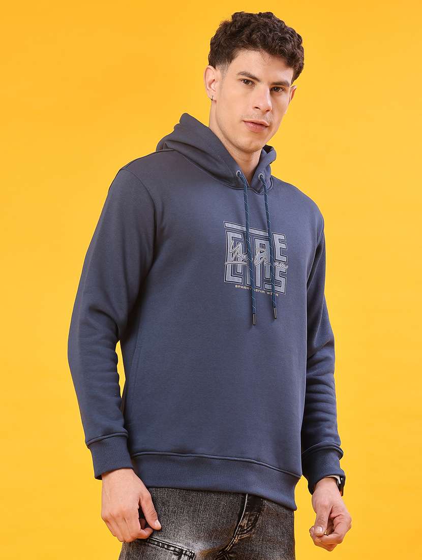 Men Chest Print Long Sleeve Regular Fit Sweatshirt - 22157164 -  Standard Image - 2