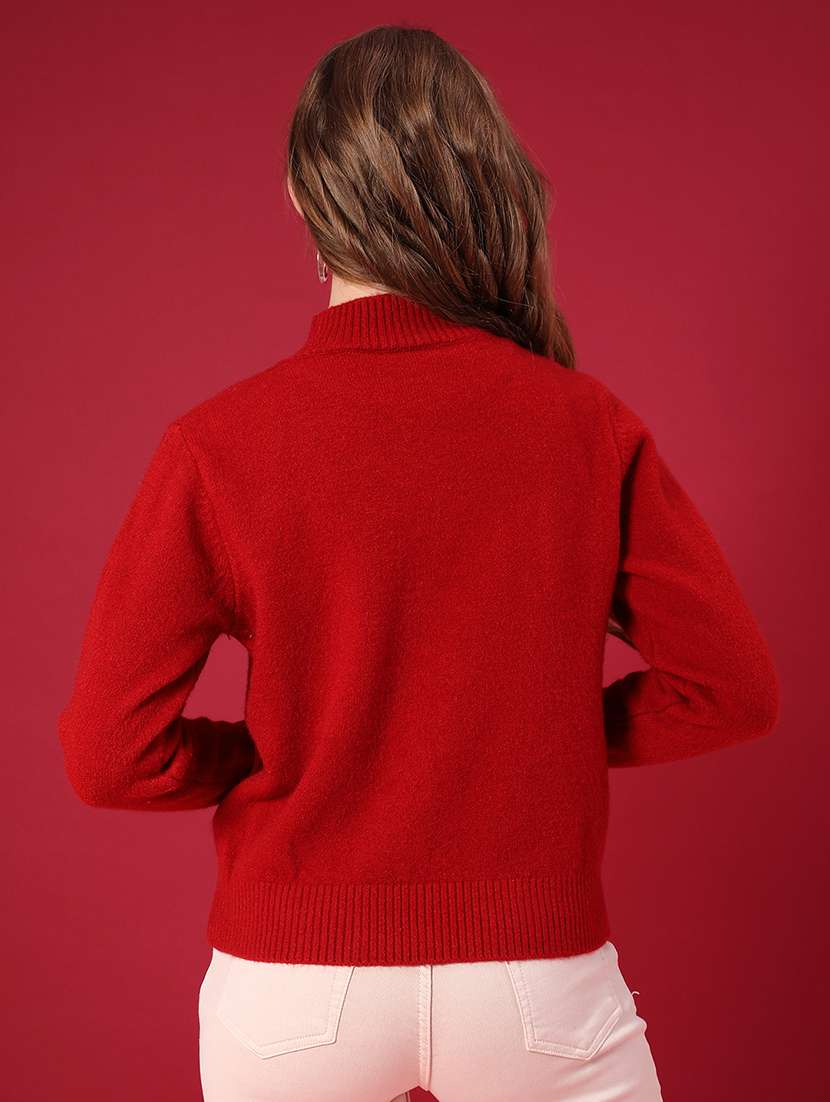 women self designed long sleeve pullover - 22157196 -  Standard Image - 2