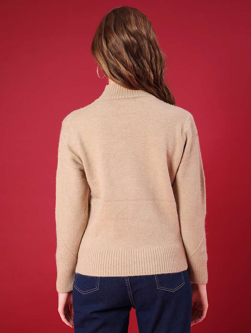 women self design long sleeve pullover - 22157255 -  Standard Image - 2