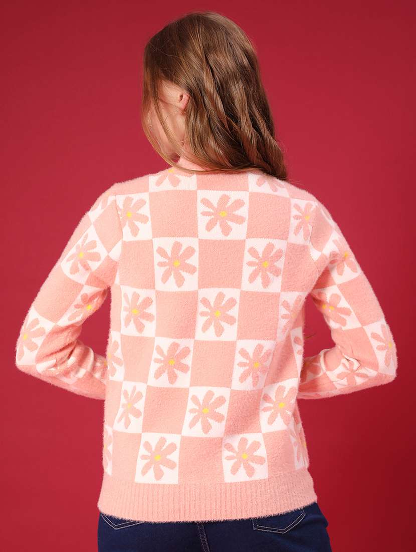 women self design long sleeve pullover - 22157314 -  Standard Image - 2