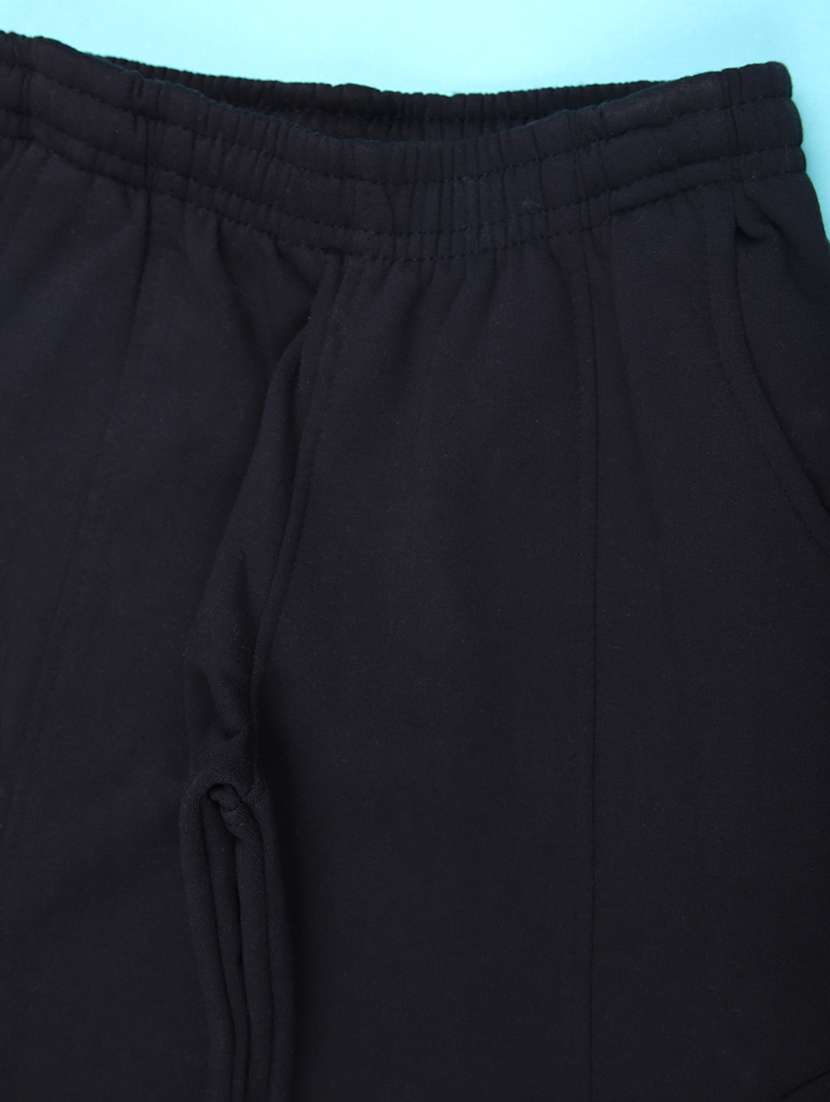 girls plain mid rise regular fit jogger - 22157602 -  Standard Image - 2