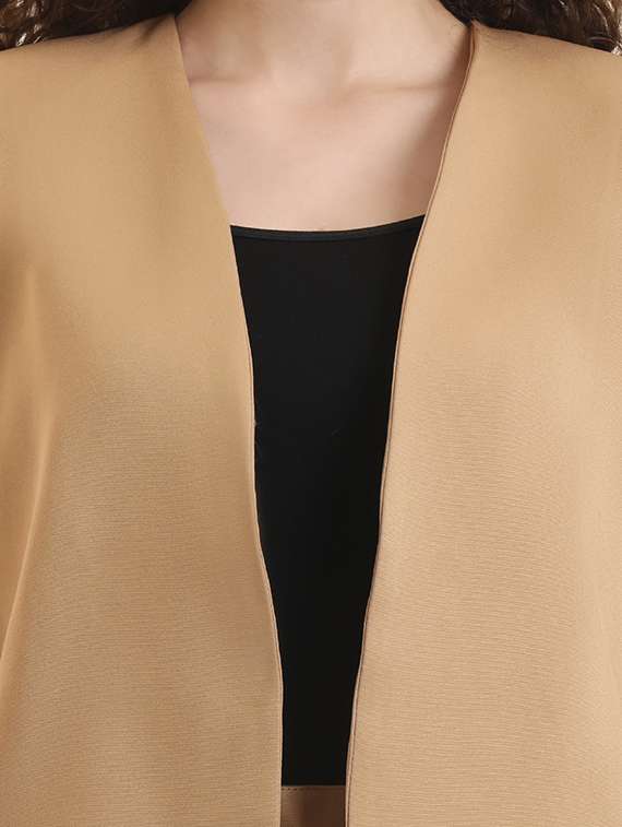 women solid blazer and trouser co-ord set - 22157735 -  Standard Image - 7