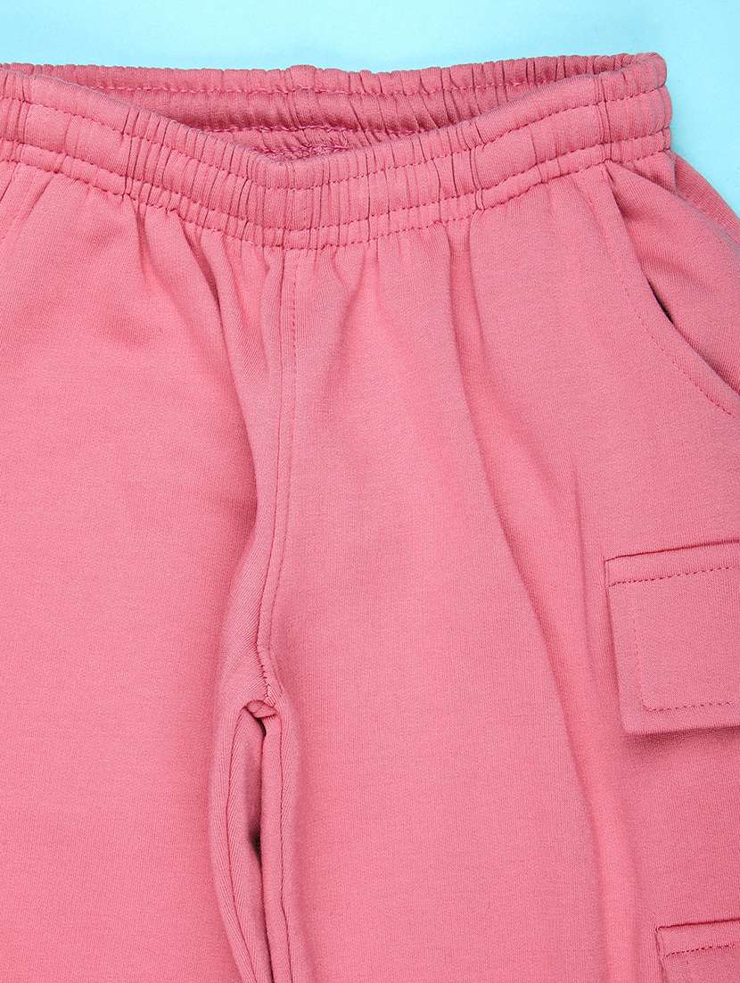 girls solid mid rise cargo - 22157772 -  Standard Image - 2