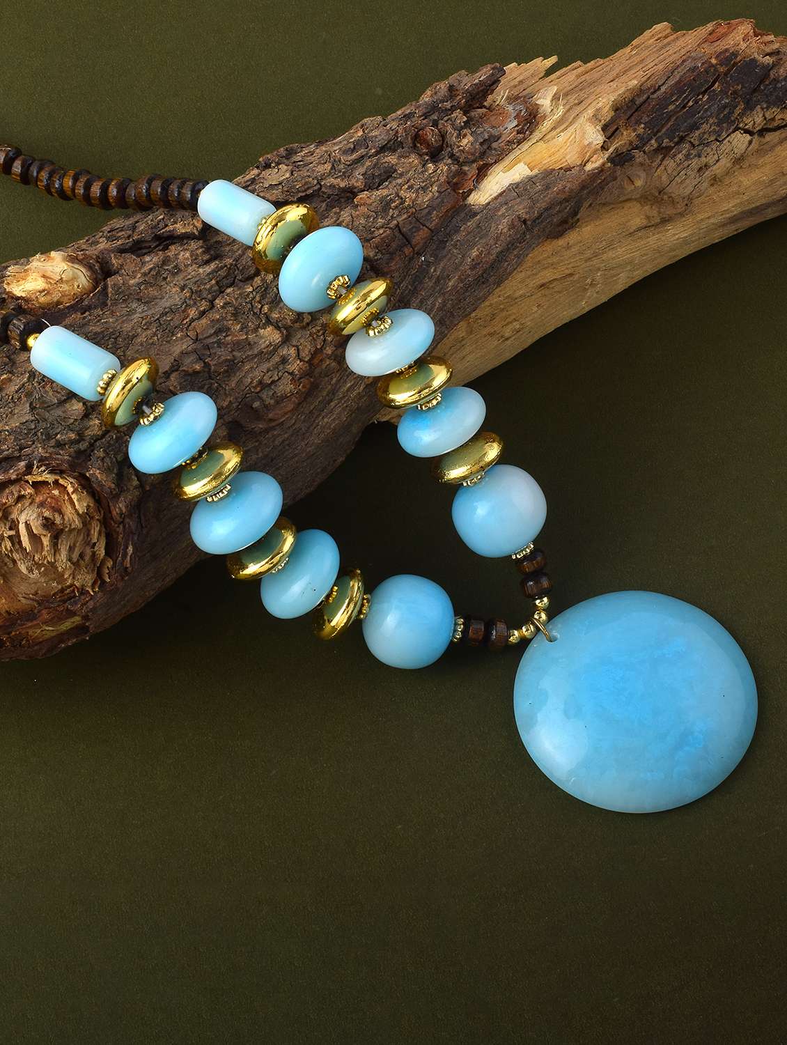 women crystal fashion long necklace