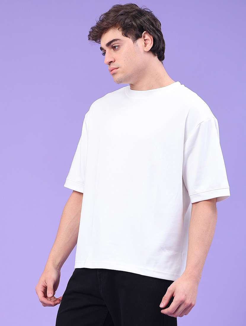 men solid short sleeve oversized t-shirt - 22158190 -  Standard Image - 2