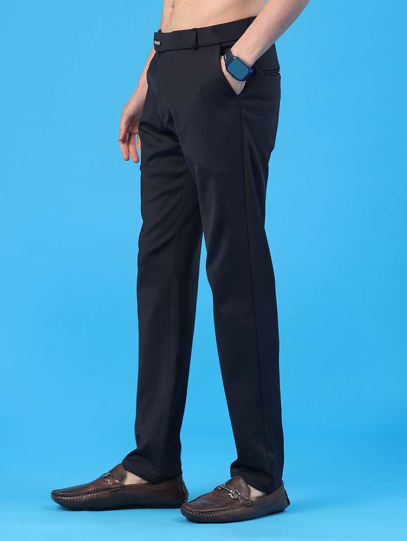 men solid mid rise slim fit casual chino - 22158437 -  Standard Image - 2