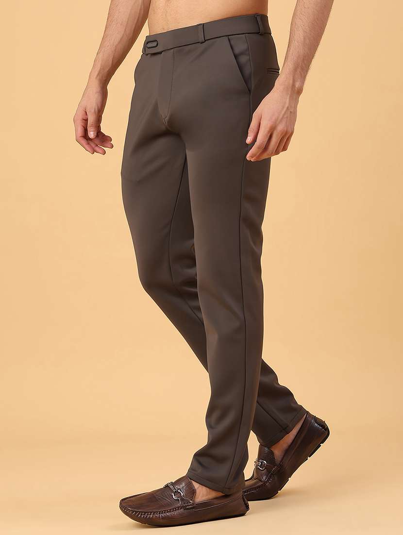 men solid mid rise slim fit casual chino - 22158503 -  Standard Image - 2