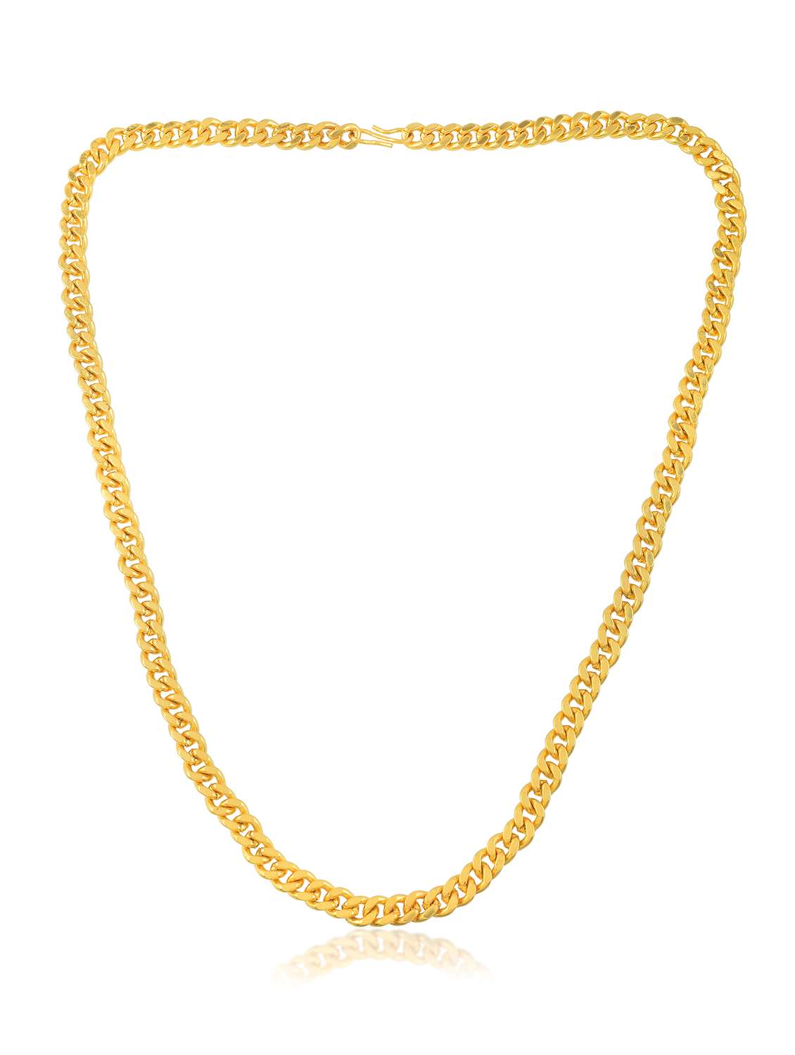 brass micron gold plated combo of 2 chain necklace - 22158538 -  Standard Image - 2