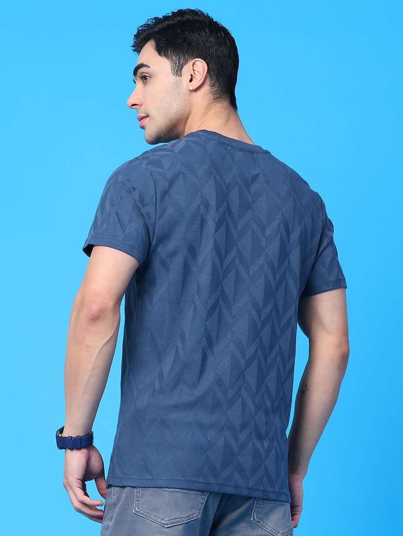 men self design short sleeve regular fit t-shirt - 22158587 -  Standard Image - 2