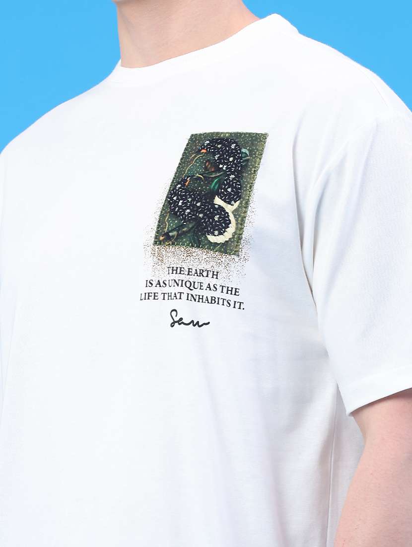 men printed short sleeve regular fit t-shirt - 22158611 -  Standard Image - 2