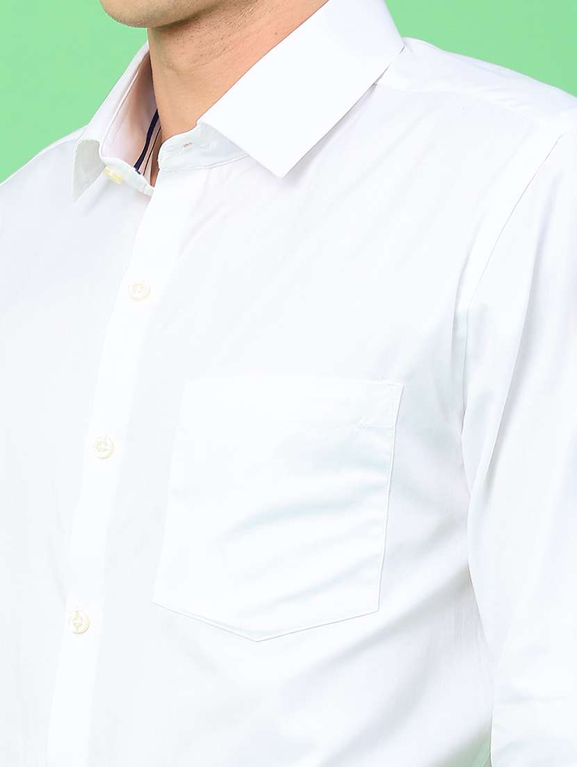 men solid long sleeve slim fit formal shirt - 22158959 -  Standard Image - 2