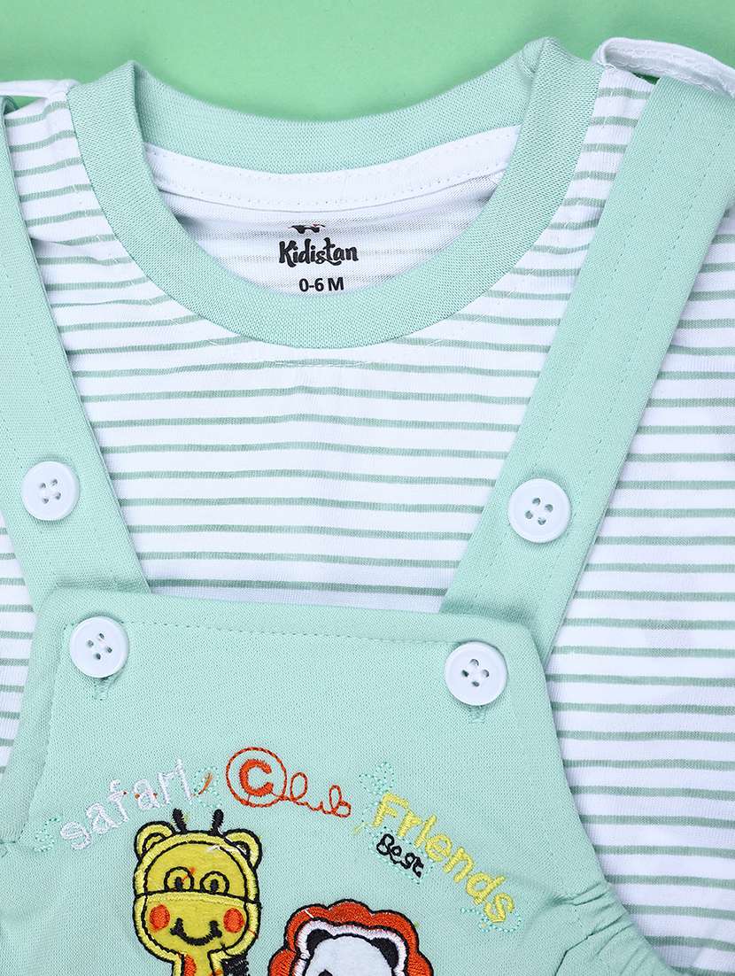 boys printed t-shirt and dungree set - 22159171 -  Standard Image - 2