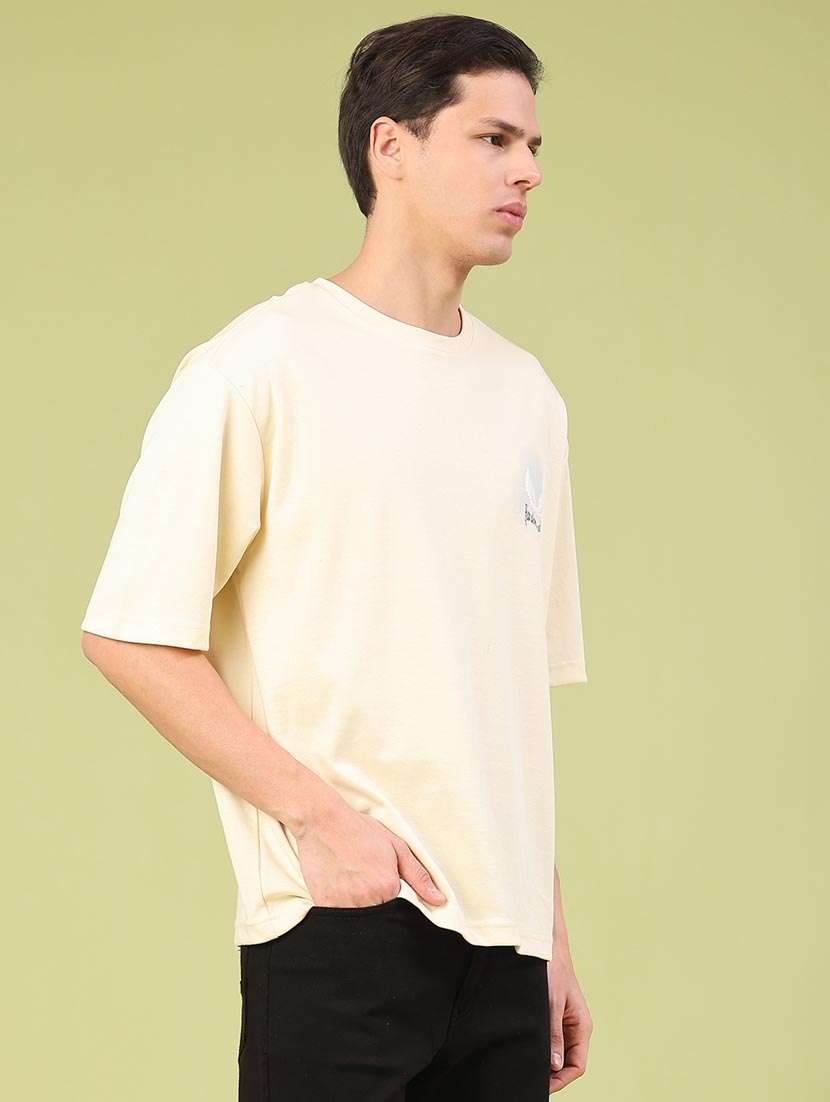 men solid short sleeve oversized t-shirt - 22159175 -  Standard Image - 2