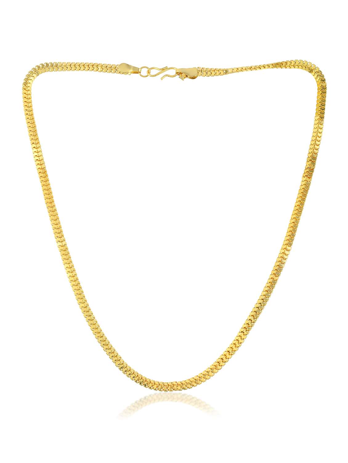  men brass gold plated chain necklace combo - 22159229 -  Standard Image - 2