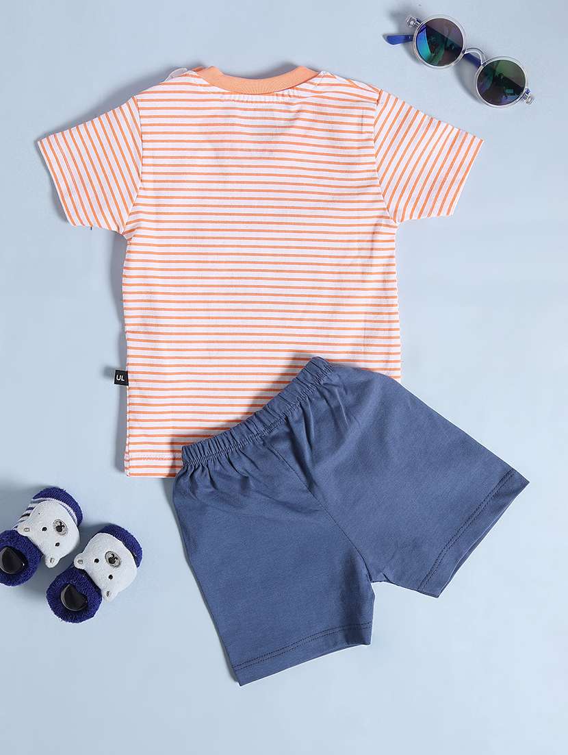 boys multi colored cotton shorts set - 22159327 -  Standard Image - 2