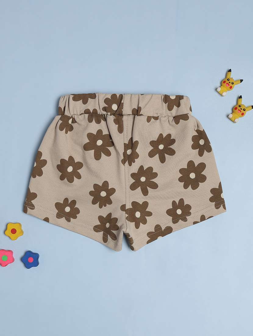 beige cotton shorts & three fourth - 22159482 -  Standard Image - 2