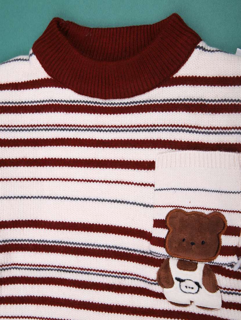 boys striped long sleeve sweater - 22159553 -  Standard Image - 2