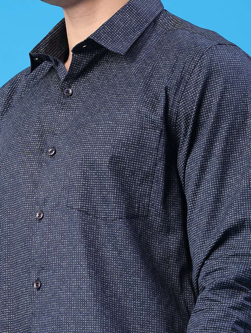 men printed long sleeve regular fit casual shirt - 22159574 -  Standard Image - 2