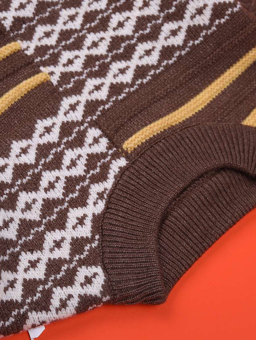 boys self design long sleeve sweater - 22159596 -  Standard Image - 2