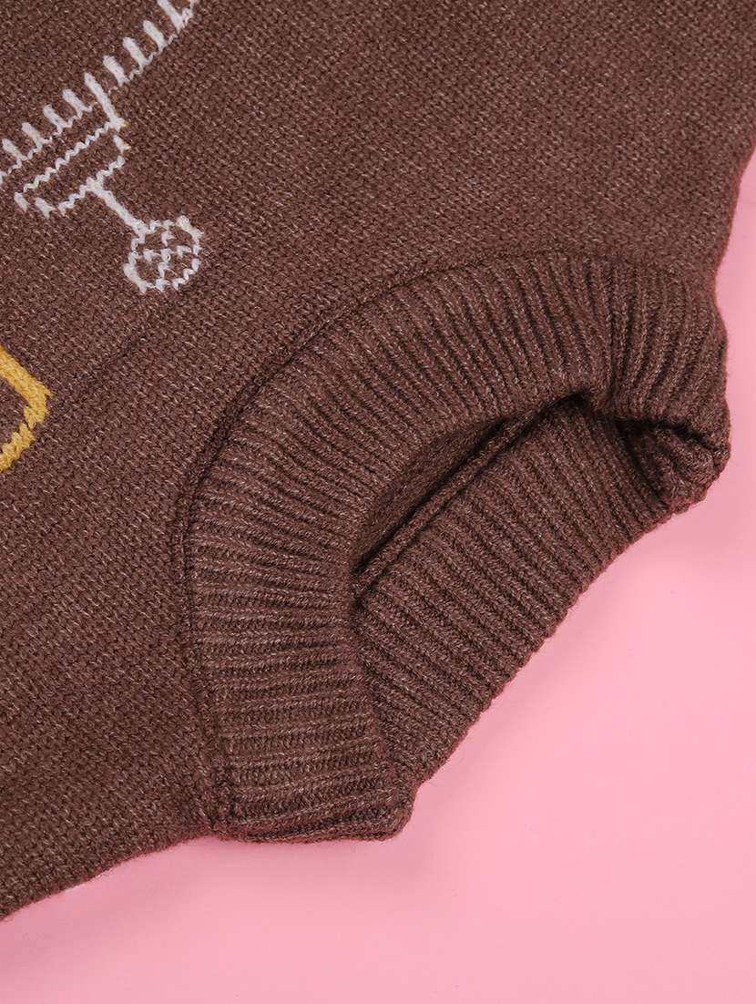 boys self design long sleeve sweater - 22159599 -  Standard Image - 2