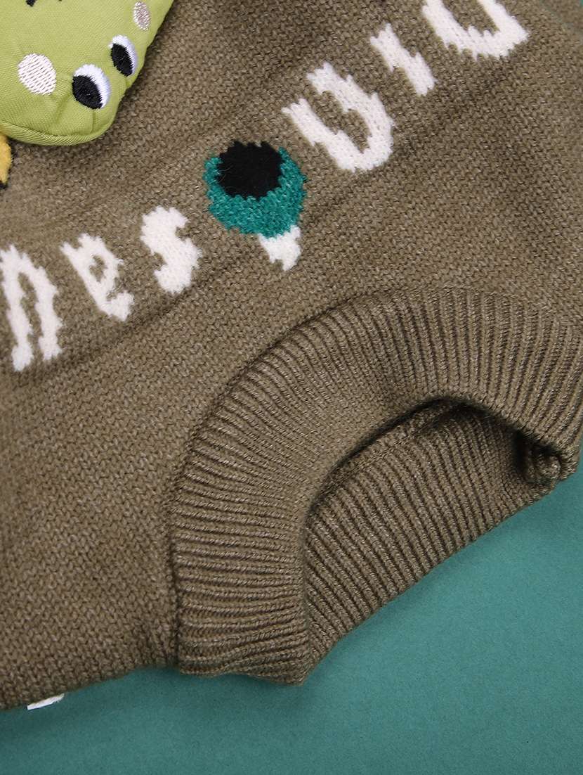 boys self design long sleeve sweater - 22159604 -  Standard Image - 2