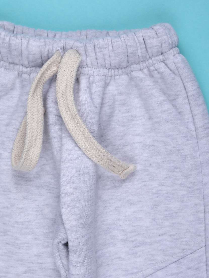 boys solid mid rise winterwear jogger - 22160258 -  Standard Image - 2
