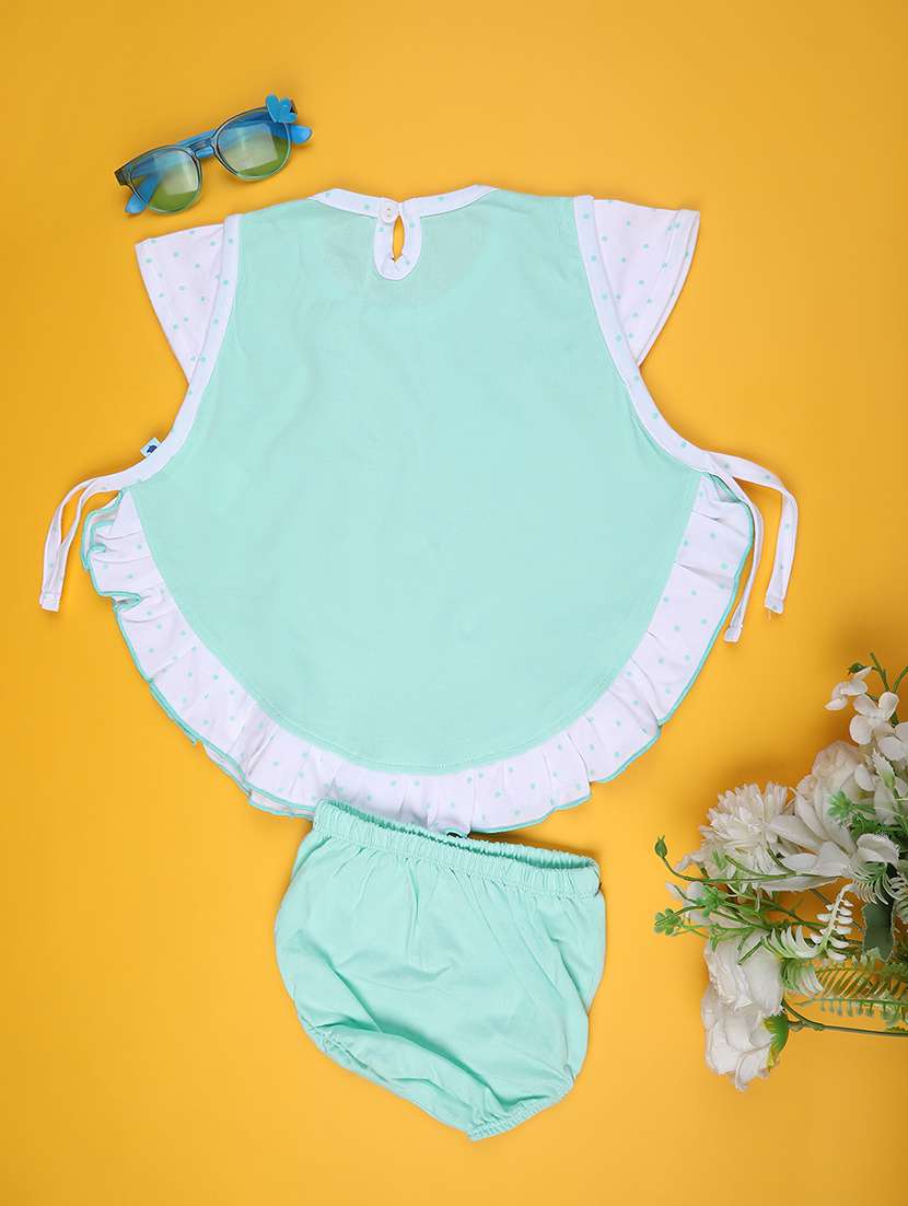 girls printed t-shirt and shorts set - 22160289 -  Standard Image - 2