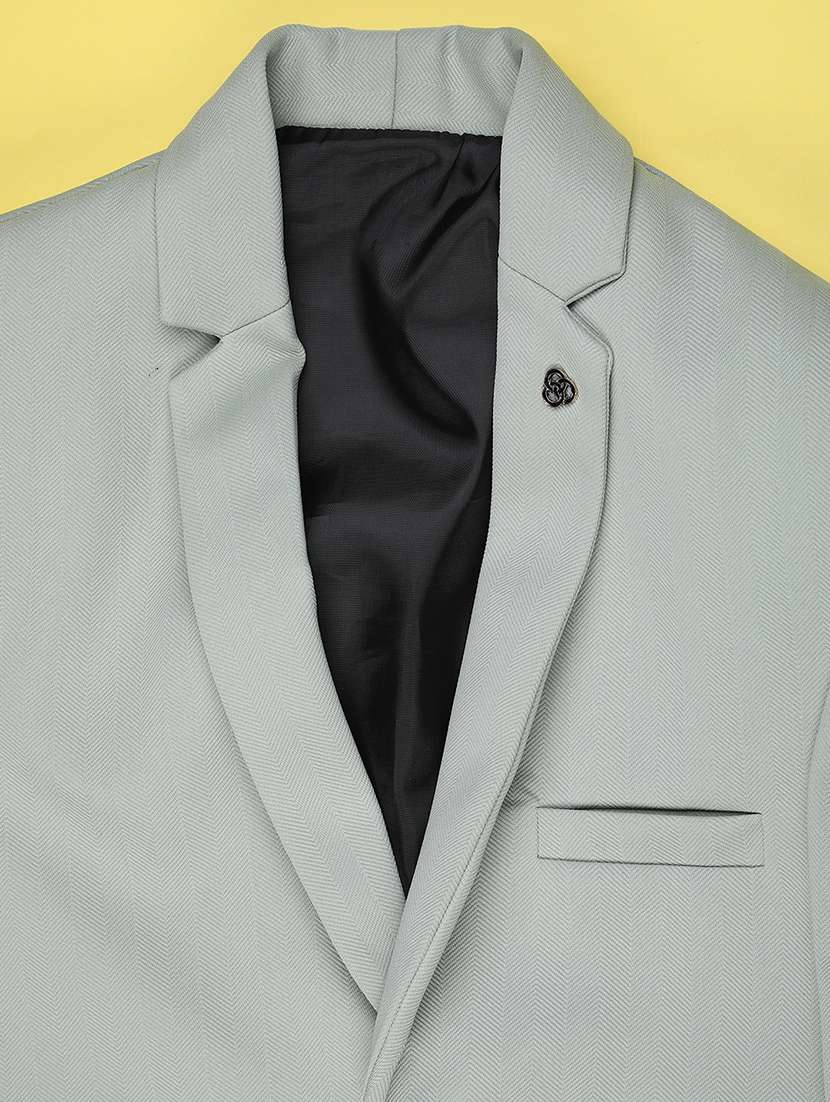 Boys Solid Long Sleeve Blazer - 22160869 -  Standard Image - 2