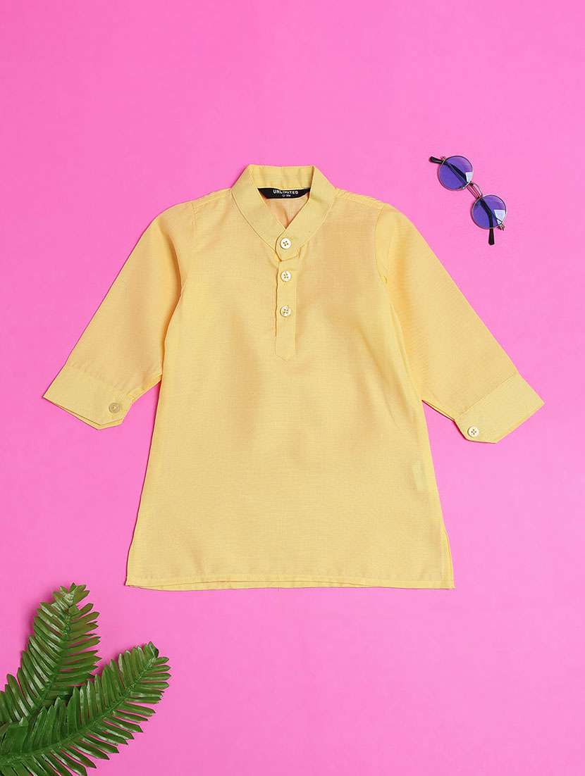 boys embroidered kurta and pyjama set with jacket - 22160953 -  Standard Image - 2