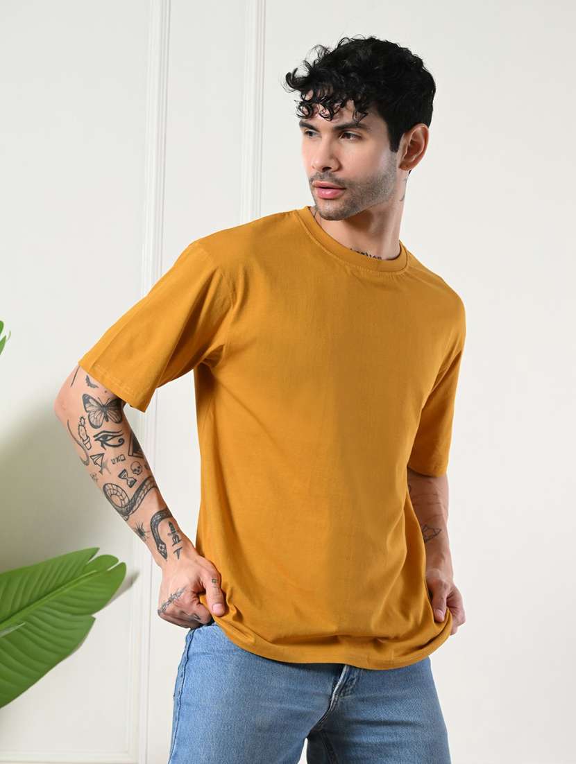 men solid short sleeve regular fit t-shirt - 22161127 -  Standard Image - 2