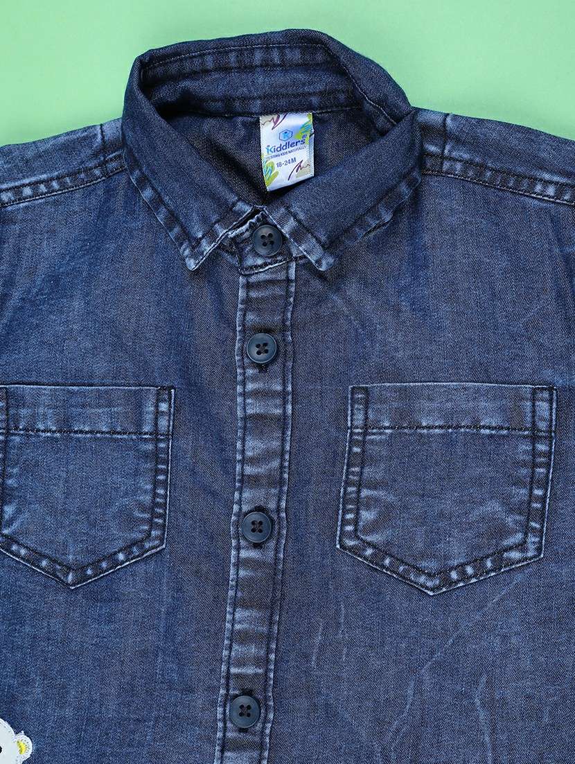 boys collared short sleeve shirt - 22161615 -  Standard Image - 2