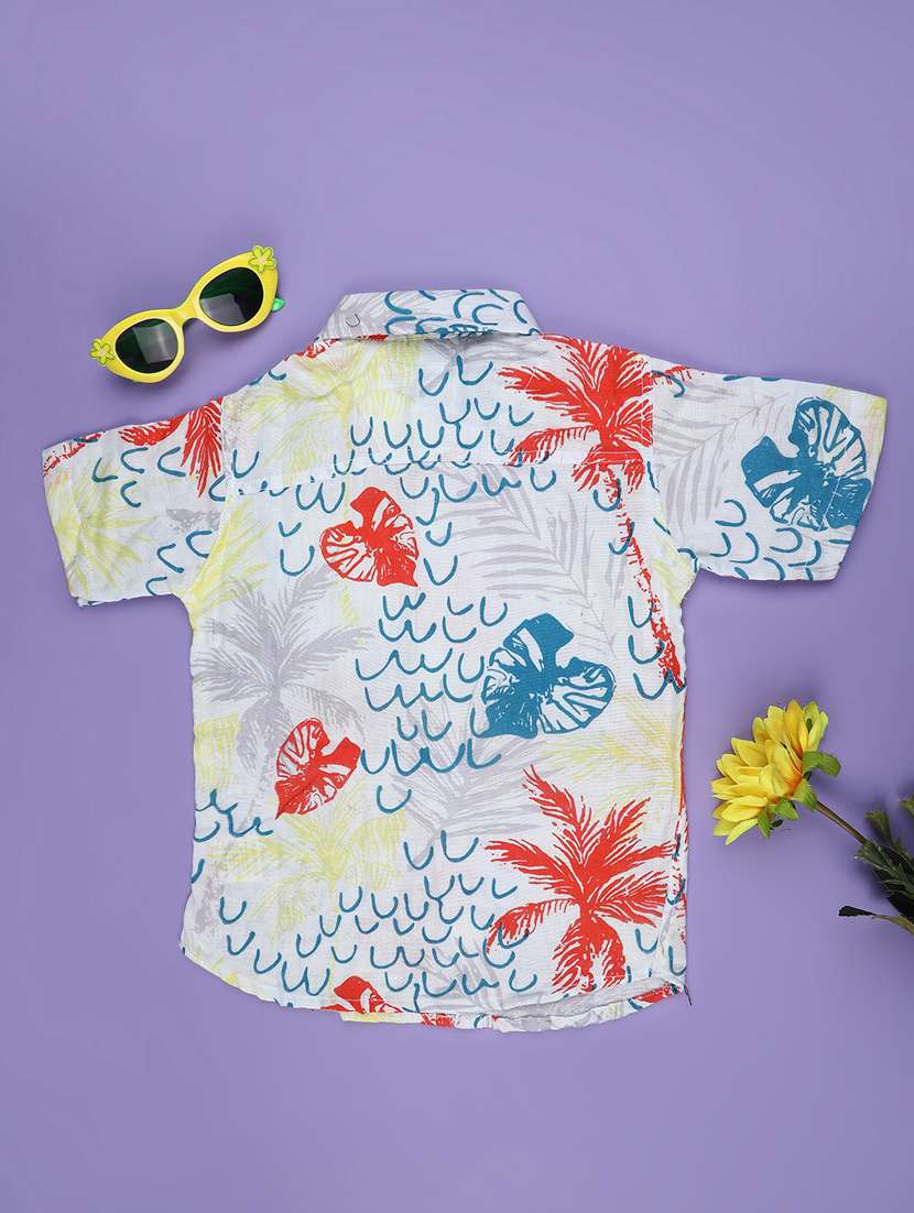 boys white cotton shirt - 22161634 -  Standard Image - 2