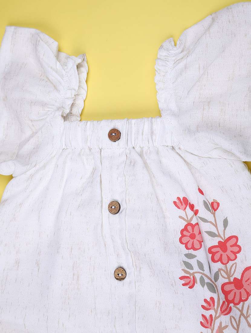 girls printed ruffle sleeve twin set - 22161649 -  Standard Image - 2