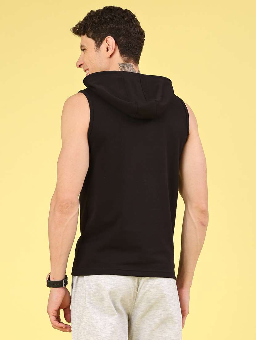 men typographic sleeveless slim fit t-shirt - 22161794 -  Standard Image - 2