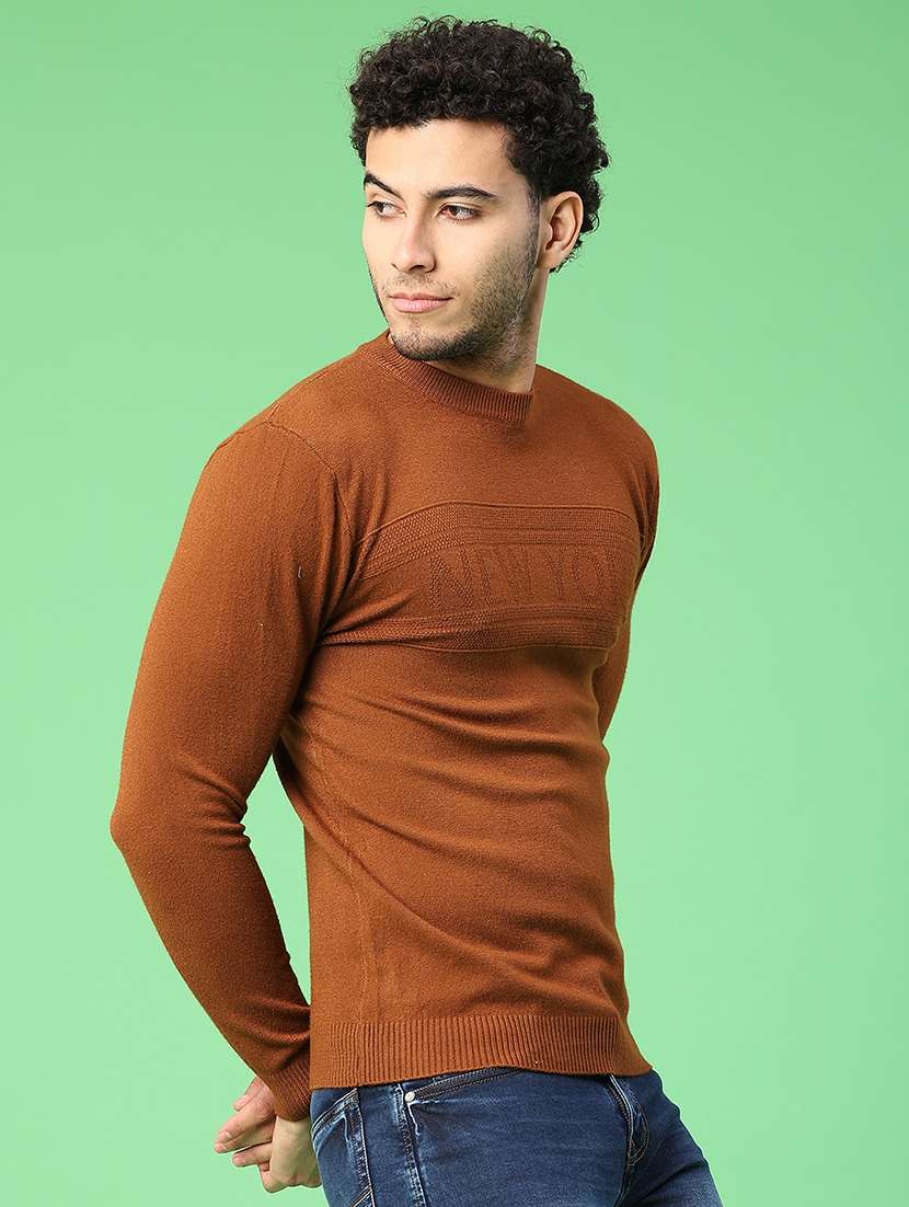 men solid long sleeve mock neck pullover - 22161820 -  Standard Image - 2