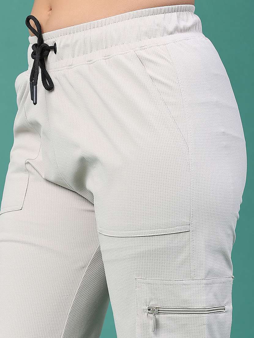 women solid mid rise cargo - 22161858 -  Standard Image - 2