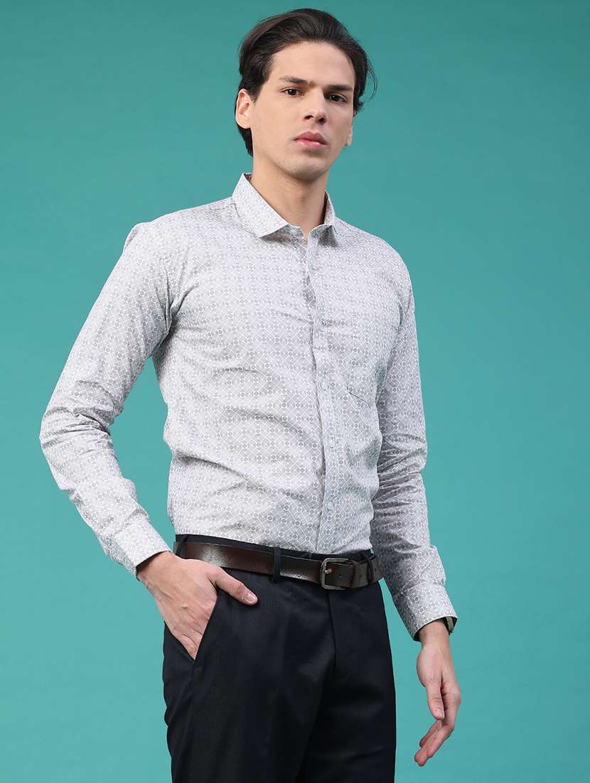 men printed long sleeve shirt - 22161898 -  Standard Image - 2