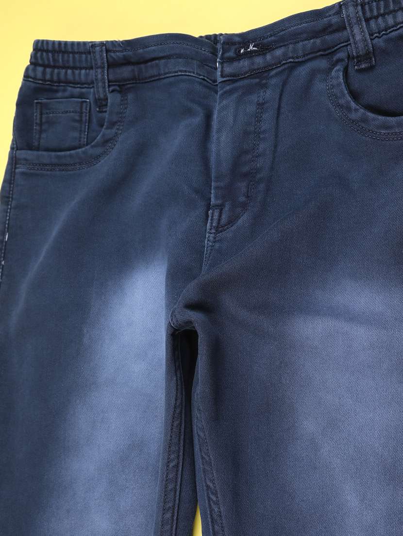 boys solid mid rise slim fit jean - 22161952 -  Standard Image - 2