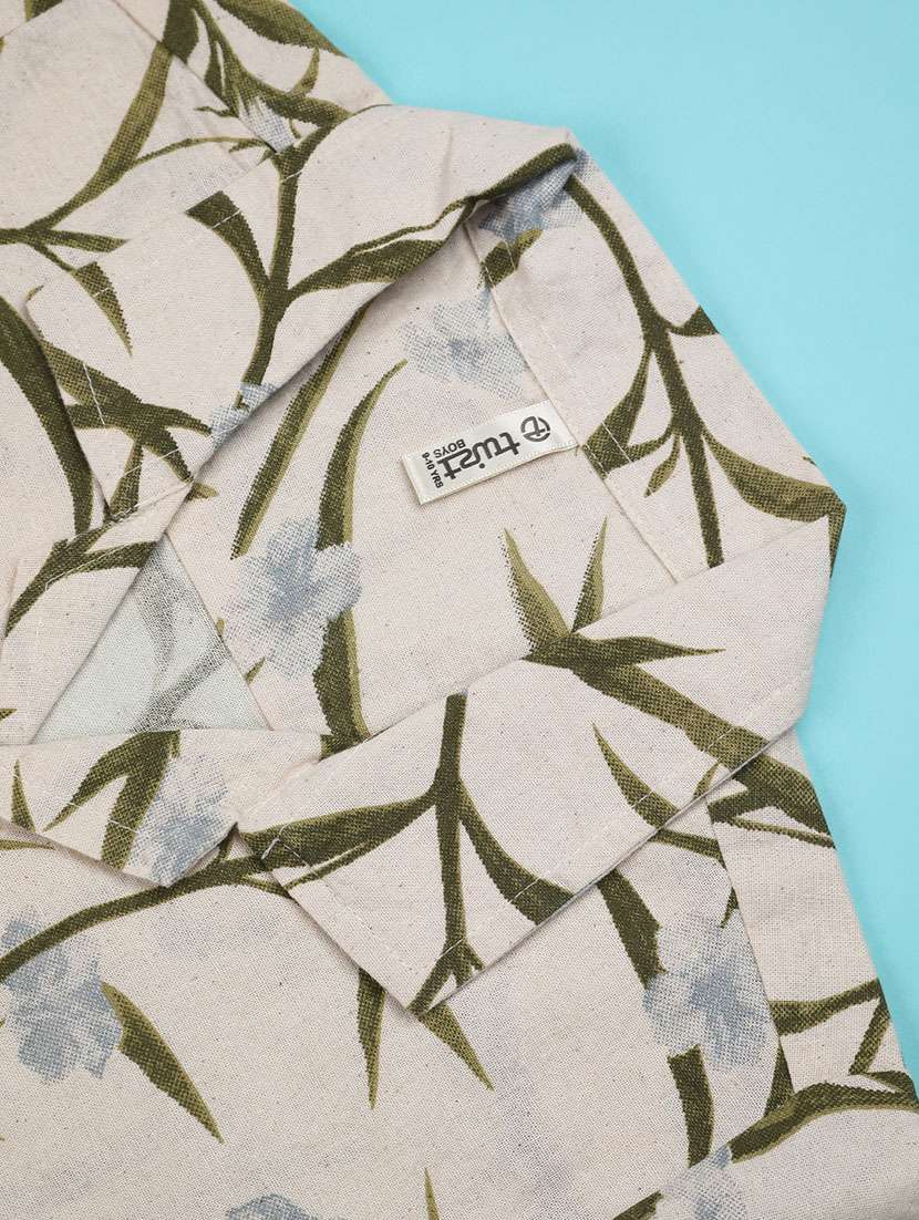 boys printed collared short sleeve shirt - 22161961 -  Standard Image - 2