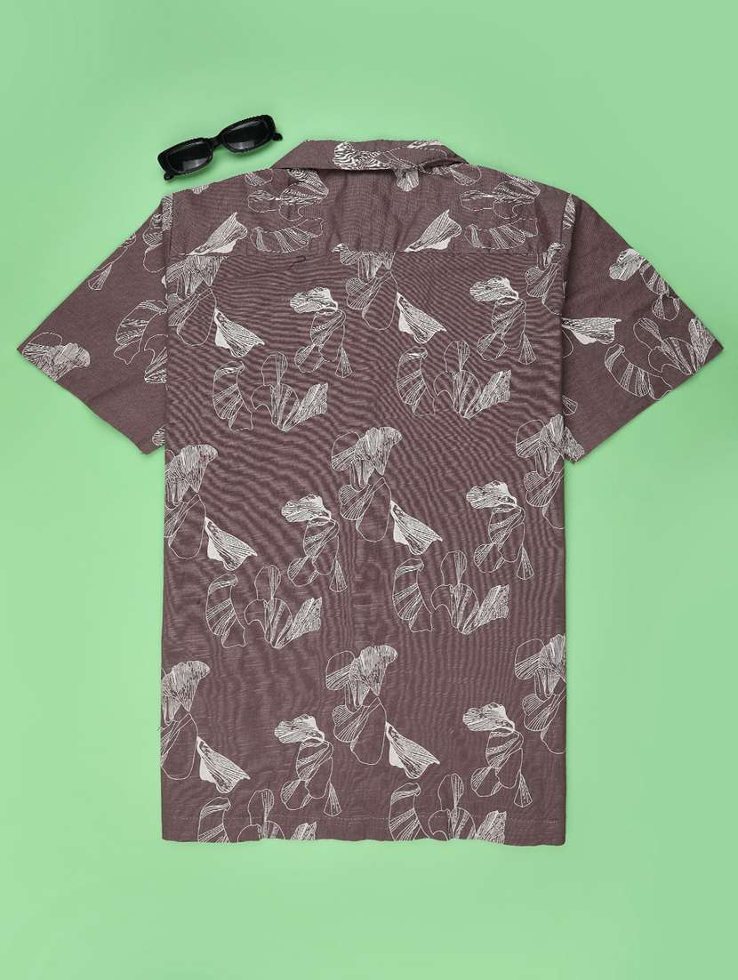 boys printed collared short sleeve shirt - 22161962 -  Standard Image - 2