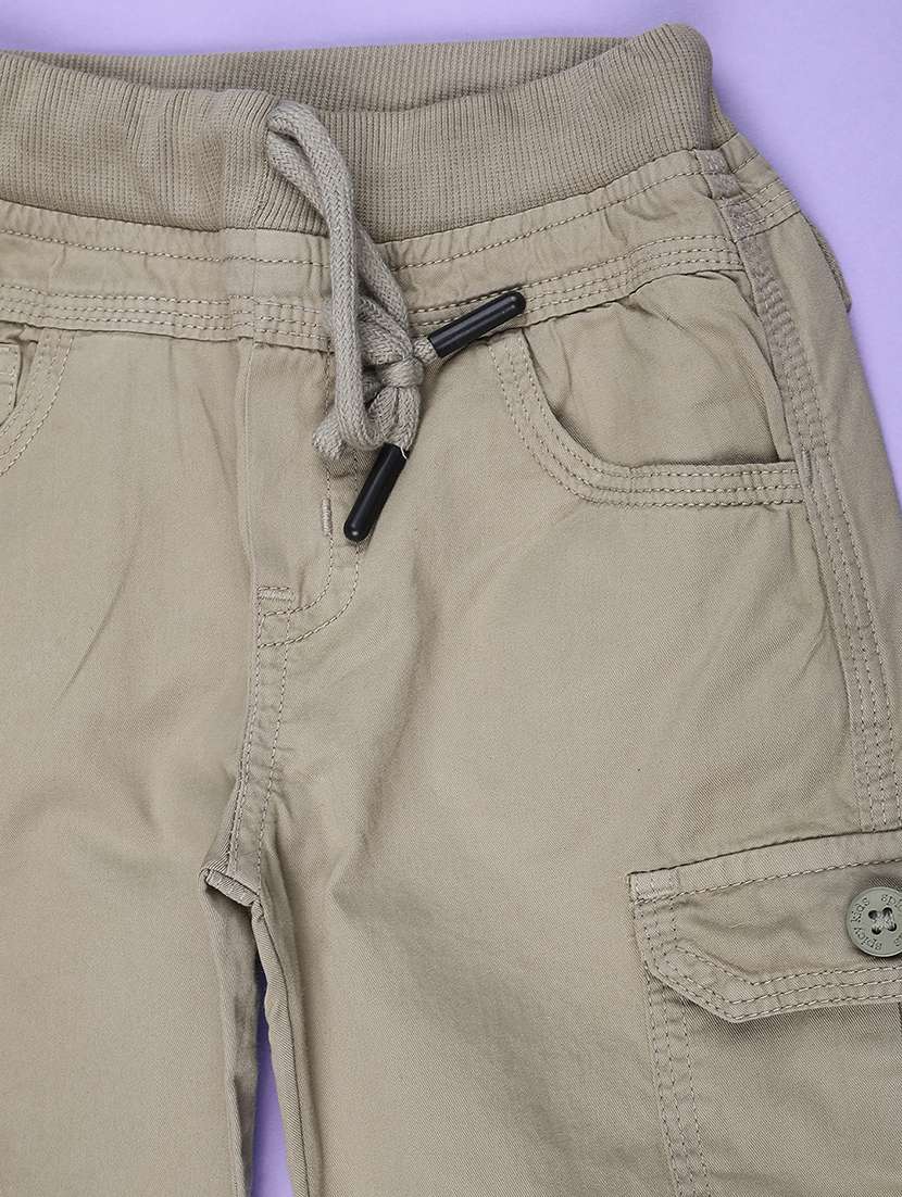 boys solid mid rise cargo - 22162022 -  Standard Image - 2
