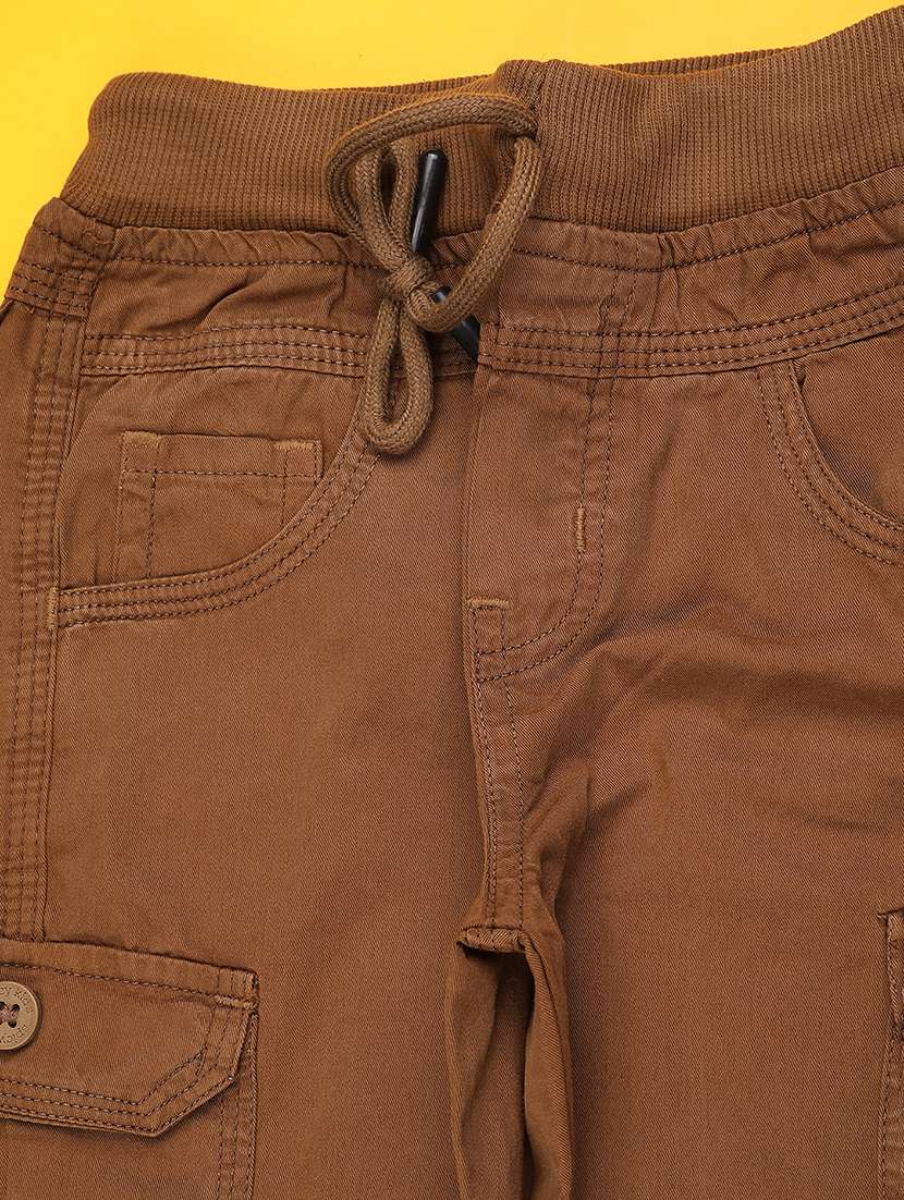 boys solid mid rise cargo - 22162024 -  Standard Image - 2