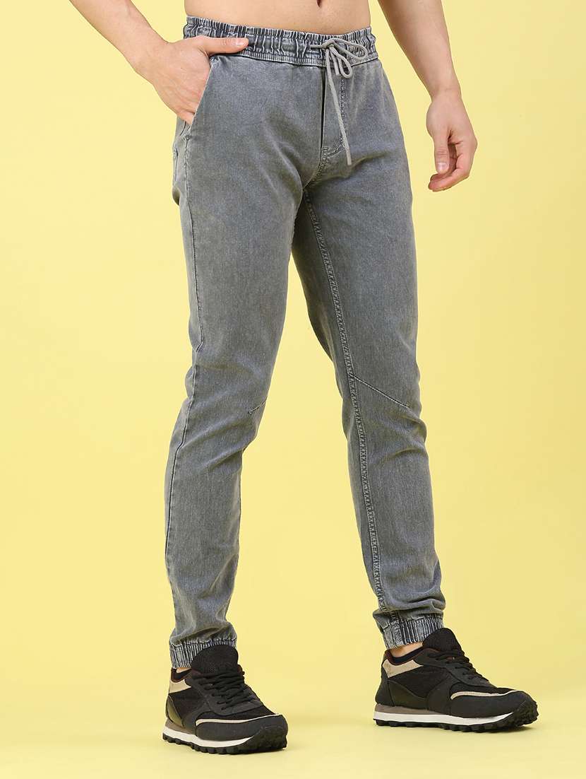 grey cotton blend jeans - 22162042 -  Standard Image - 2