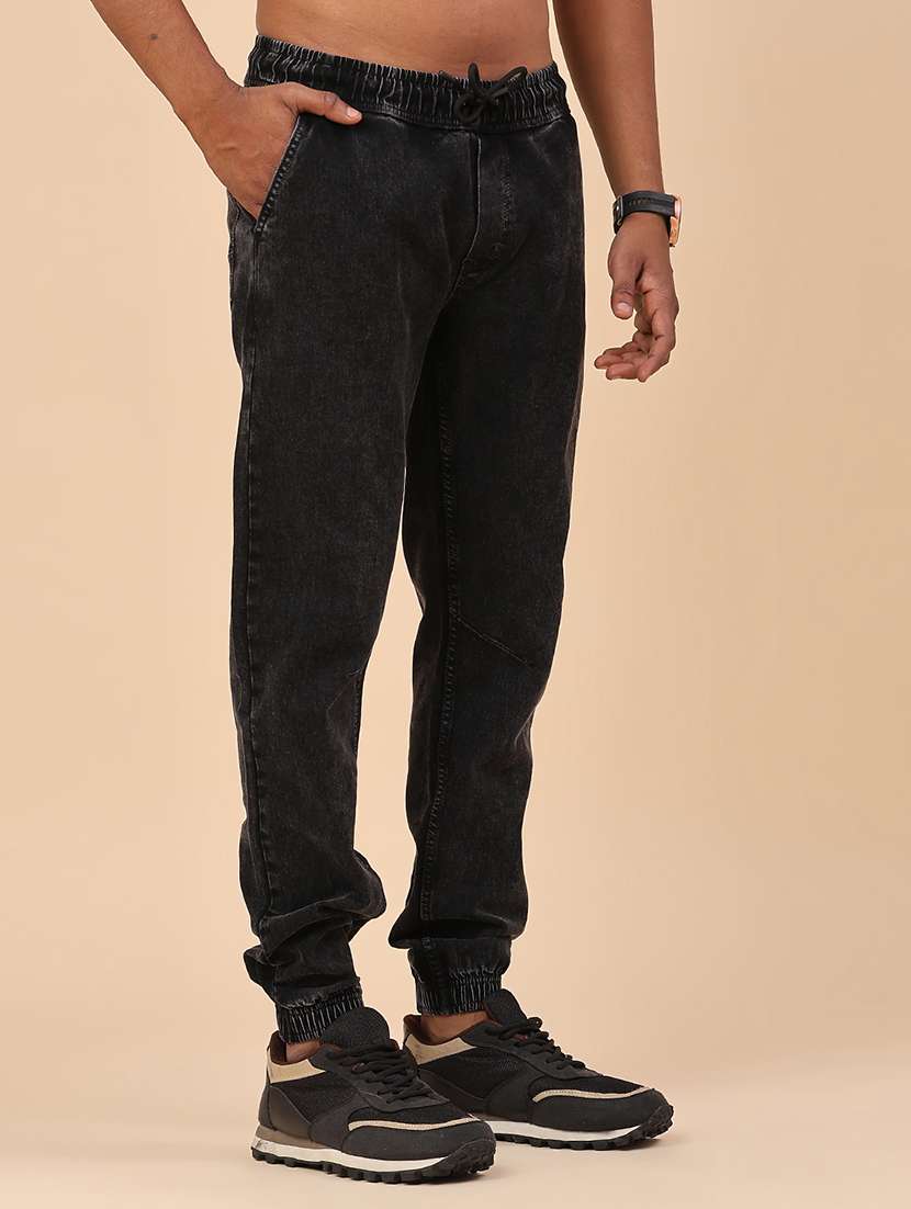 black cotton jeans - 22162043 -  Standard Image - 2