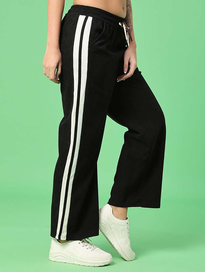 women tapered mid rise regular fit track pant - 22162130 -  Standard Image - 2